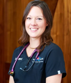 Dr. Erin Sheppard of Big Lick Veterinary Services in Roanoke, VA